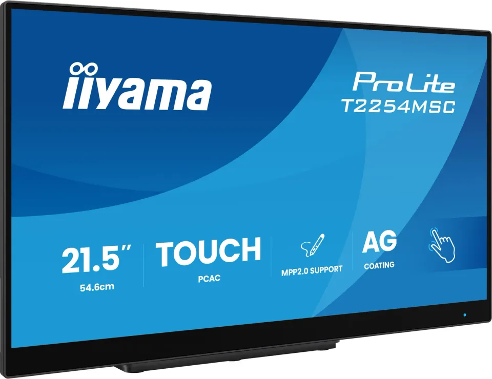 22" LCD iiyama T2254MSC-B2AG:IPS,FHD,HDMI,DP