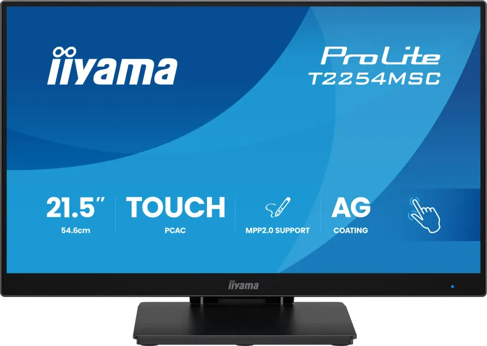 22" LCD iiyama T2254MSC-B2AG:IPS,FHD,HDMI,DP