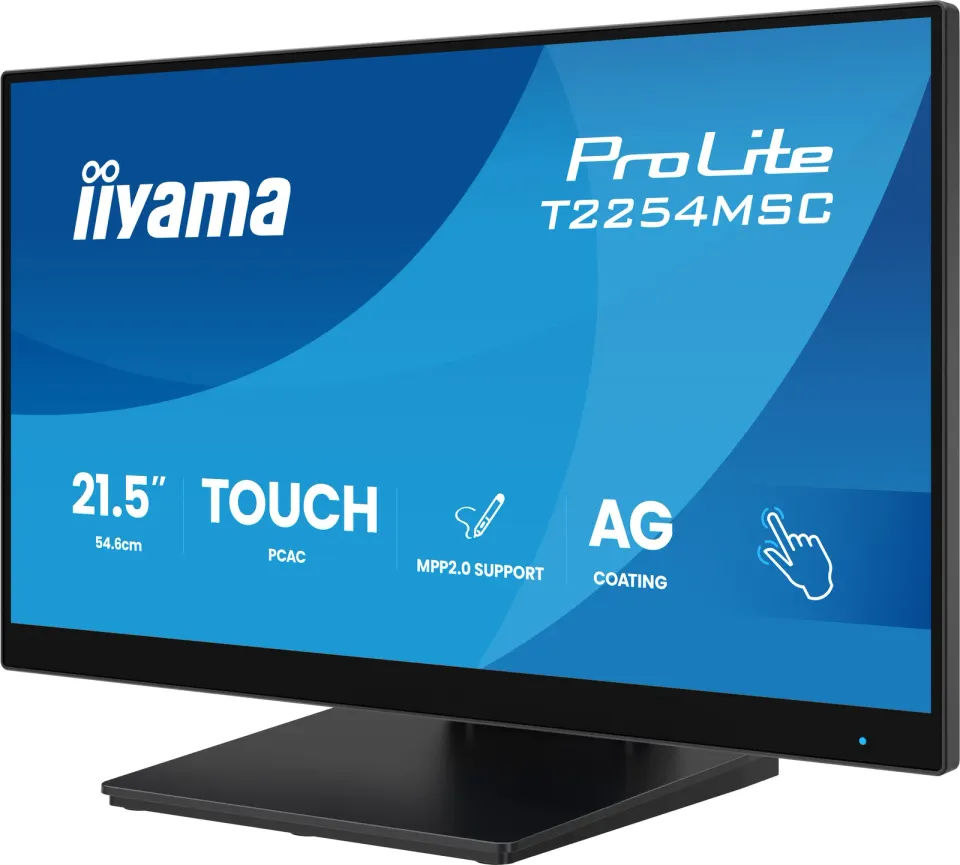 22" LCD iiyama T2254MSC-B2AG:IPS,FHD,HDMI,DP