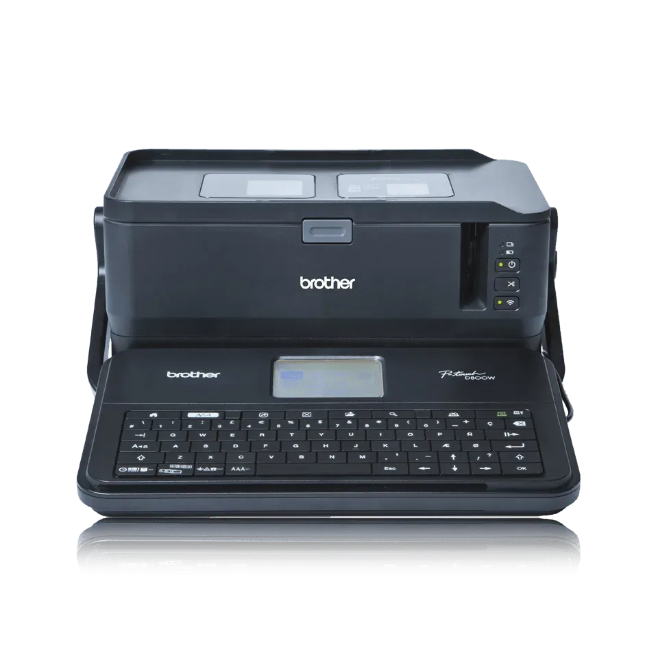 BROTHER tiskárna štítků PT-D800W - 36mm, pásky TZe, tiskárna s velkým barevným displejem, WIFI, Klávesnící, - Po