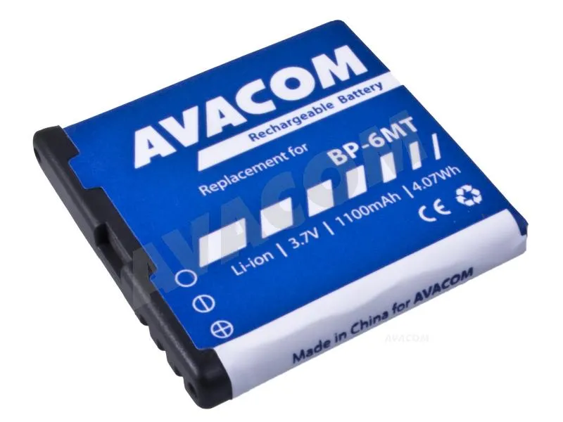 AVACOM Náhradní baterie do mobilu Nokia E51, N81, N81 8GB, N82, Li-Ion 3,6V 1100