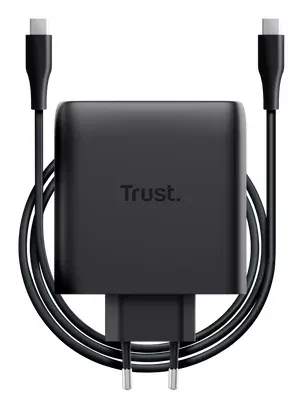 TRUST GaN Nabíječka MAXO 100W 2-Port, USB-C, černá