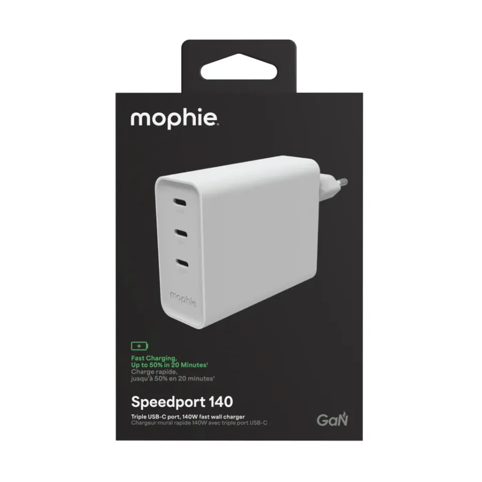 Power Adapter GaN USB-C 140W White