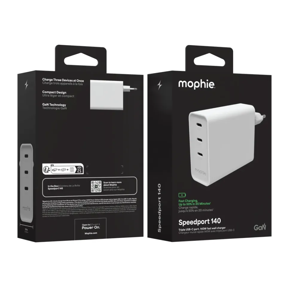 Power Adapter GaN USB-C 140W White