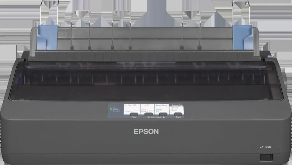 Epson LX-1350 – 9-pin wide-carriage A3 dot matrix printer, 136 columns, original + 4 copies, USB, parallel and serial
