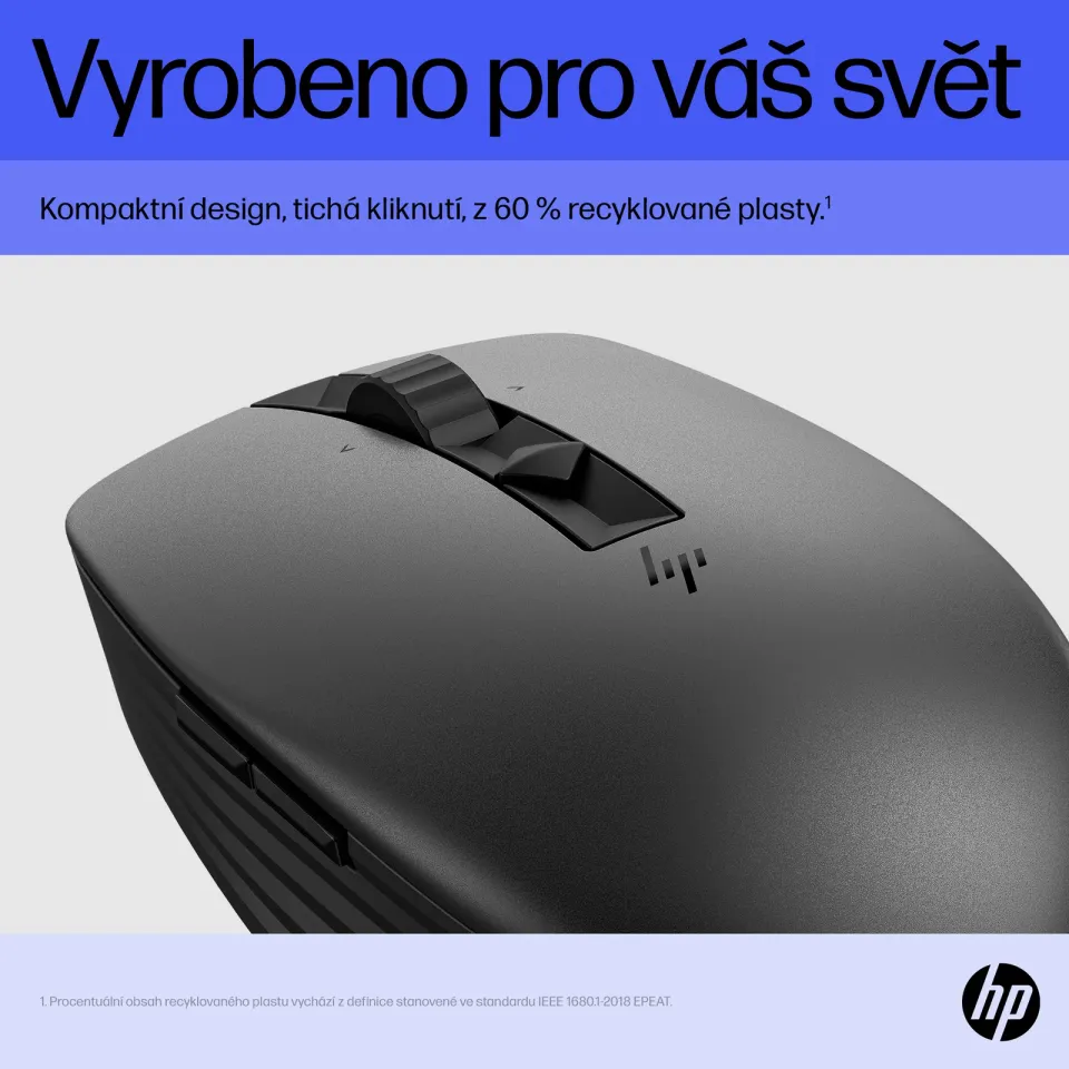 HP myš - 715 Rechargeable Multi-Device Bluetooth Mouse