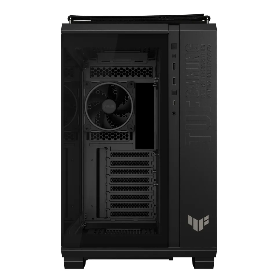 ASUS case TUF GAMING GT502 HORIZON, Mid Tower, průhledná bočnice, 4x 120mm ARGB Fan, černá