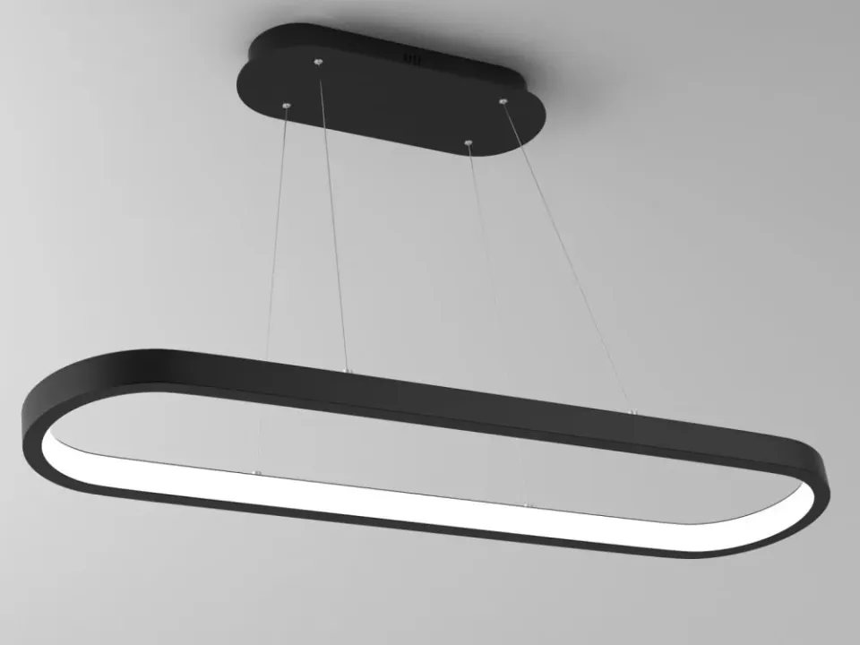 IMMAX NEO HIPODROMO SMART závěsné svítidlo 120x30cm 42W černé Zigbee 3.0, TUYA