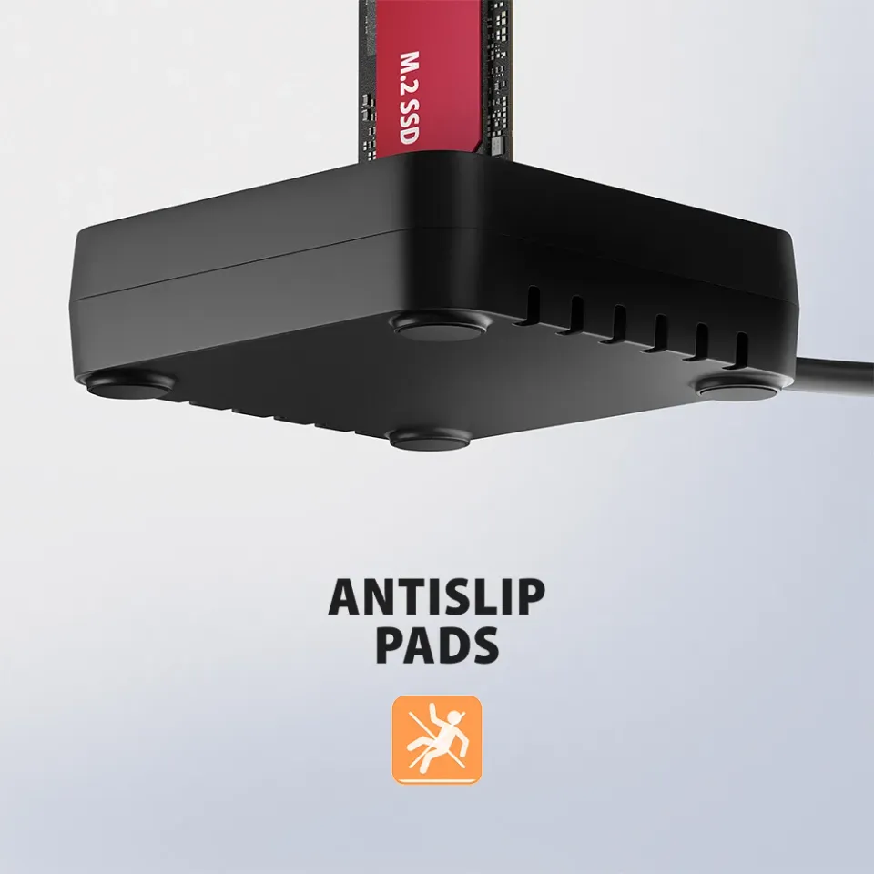 AXAGON ADSA-M2C11L, USB-C 10Gbps dokovací stanice pro 1× M.2 NVMe SSD