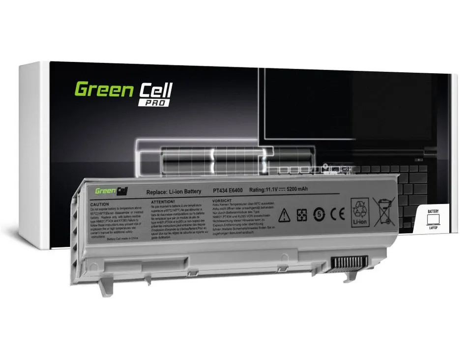 Green Cell Battery PT434 W1193 for Dell Latitude E6400 E6410 E6500 E6510