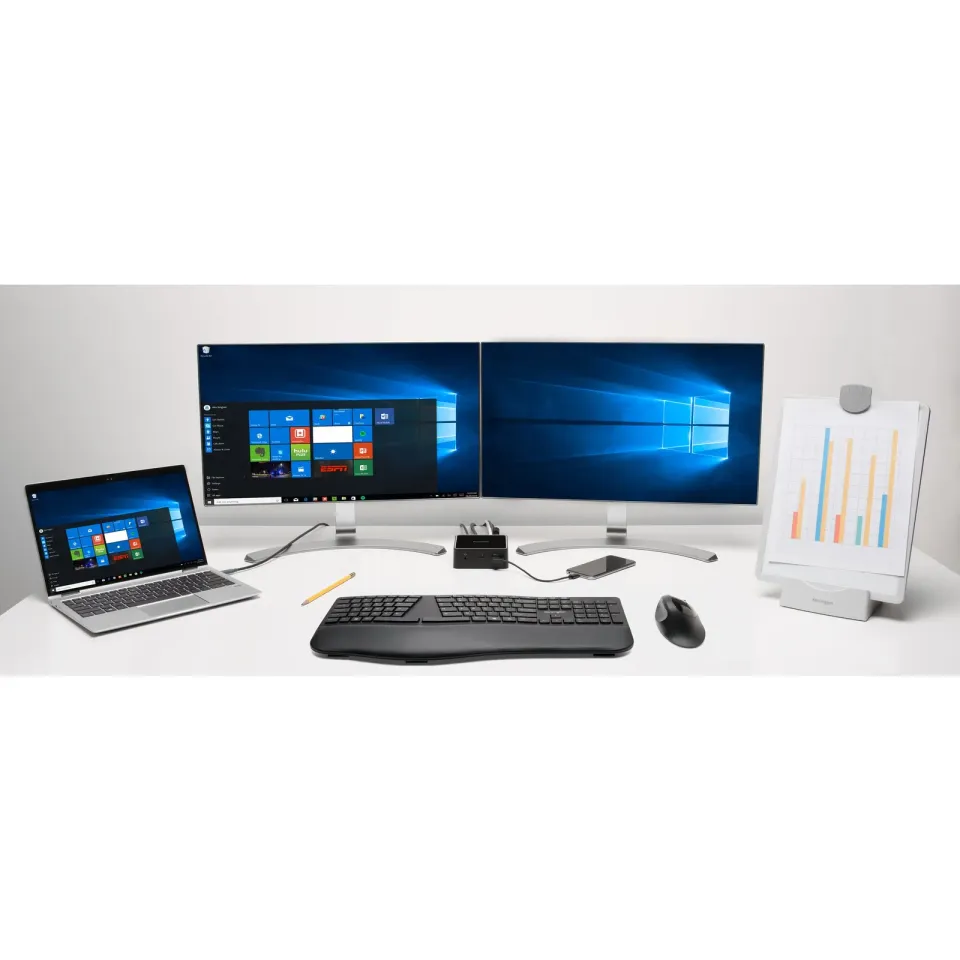 Kensington Pro Fit® Ergo Wireless Keyboard bezdrátová klávesnice USB / Bluetooth