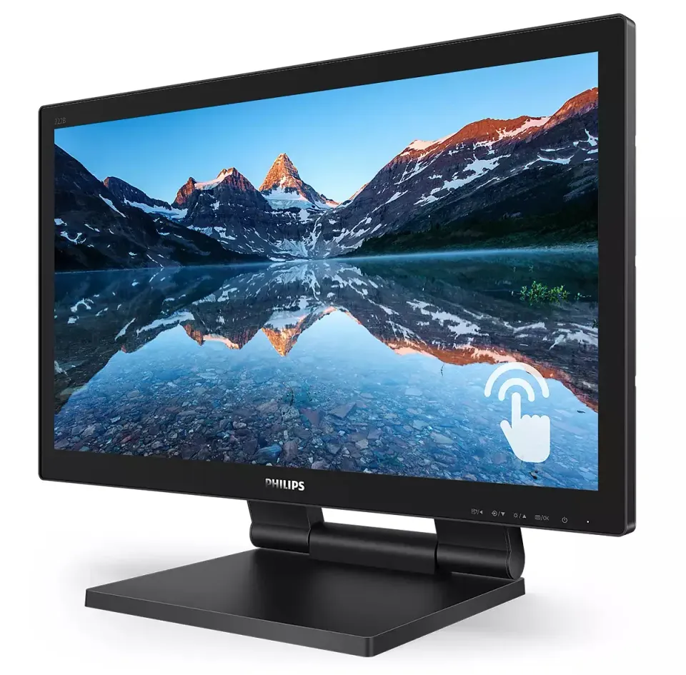 Philips LCD 222B9TA 21,5" VA 16:9 Touch/1920x1080@60Hz/2ms/250cd/VGA/HDMI/DP/2xU