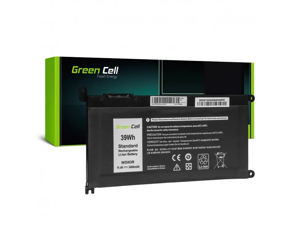 Green Cell Battery WDX0R WDXOR for Dell Inspiron 13 5368 5378 5379 14 5482 15 55