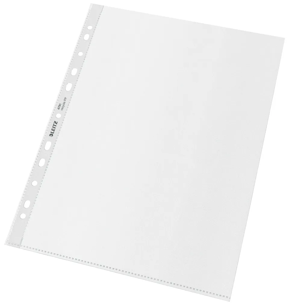 LEITZ Ekologické kapsy RECYCLE, A4, 100 mic, krabice 100 ks