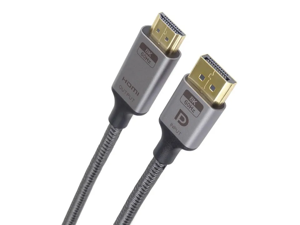 PremiumCord DisplayPort 1.4 na HDMI2.1 kabel pro rozlišení 8K@60Hz,4K@144Hz, 2m (kportadk05-02)