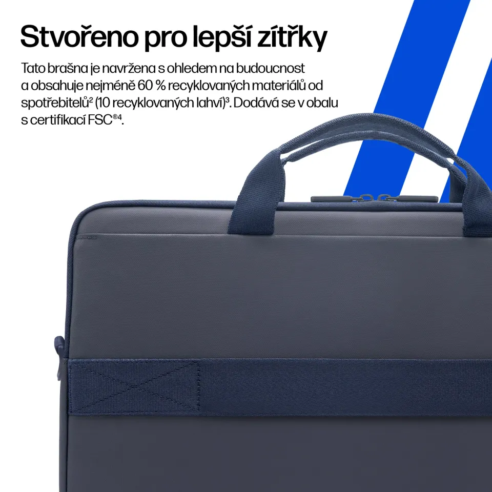 Modern Navy Blazer 14-inch Laptop Briefcase EURO