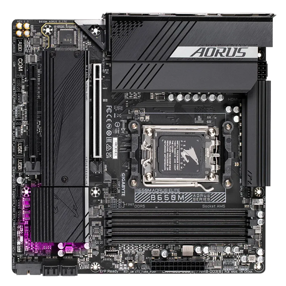 GIGABYTE B650M AORUS ELITE/AM5/mATX