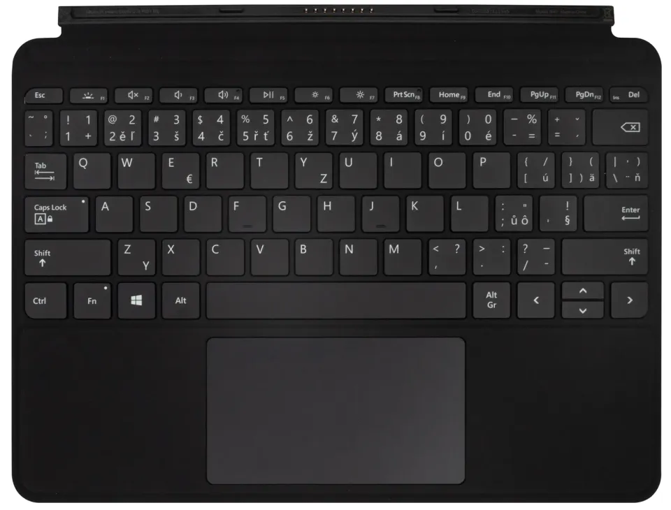 Microsoft Surface Go Type Cover (Black) Refresh, Commercial, CZ&SK