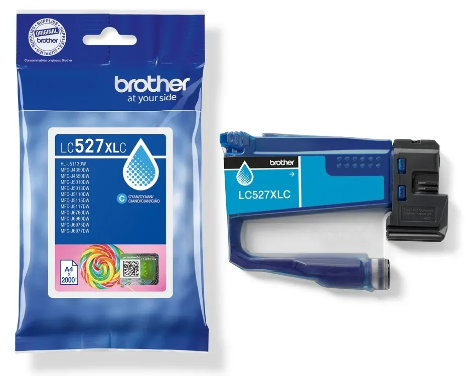 Brother LC527XLC (inkoust cyan, 2000 str.)