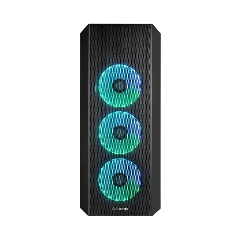 CHIEFTEC MidT Scorpion 4 GL-04B-UC-OP / ATX / 2x USB3.0 / USB-C / 4x120mm fan / ARGB/ průhledná bočnice / černá