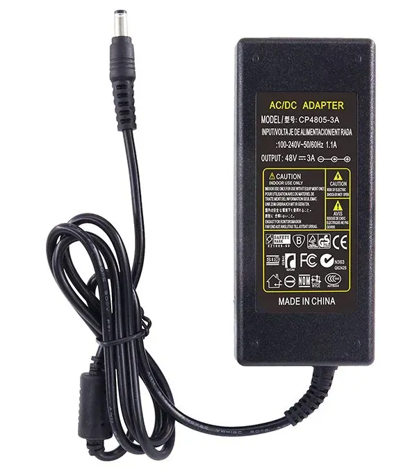 XtendLan Zdroj 100-240 VAC/50-60Hz, výstup 48V/3A DC, jack 5.5/2.1mm, adaptér