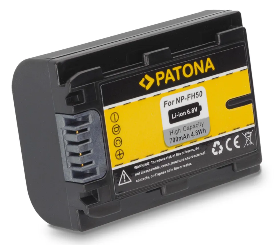 PATONA baterie pro digitální kameru Sony NP-FH50 700mAh