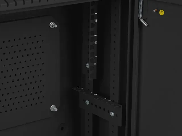 LANBERG 19" RACKOVÁ SKŘÍŇ PRO MONTÁŽ NA STĚNU 4U+3U/540X200 NÍZKOPROFILOVÁ ČERNÁ (SMONTOVANÁ)