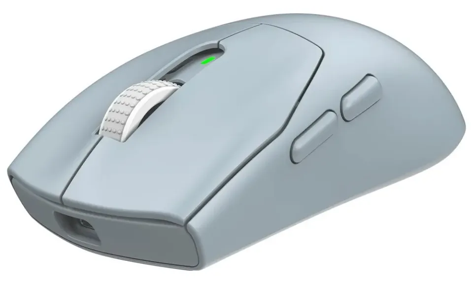 MSI herní myš FORGE GM340 Wireless Sky/ bezdrátová/ 12.000 dpi/ 2,4GHz/ BT5.2/ USB/ 6 tlačítek/ světle modrá