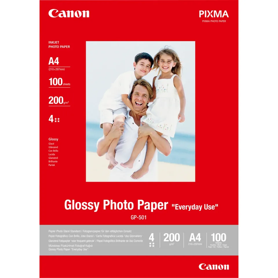 Canon GP-501, A4 fotopapír lesklý, 100 ks, 200g/m