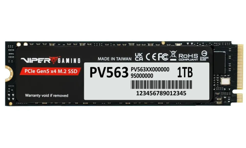 PATRIOT VIPER PV563 1TB SSD / Interní / M.2 NVMe PCIe Gen5 x4 / 2280 /