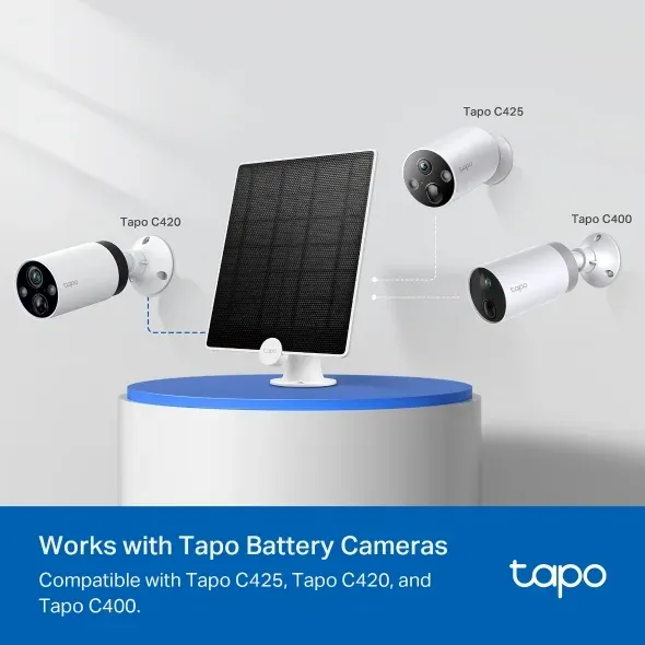 TP-Link Tapo A200 Solární panel pro bateriové kamery, 4.5W