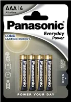 Panasonic Alkalická baterie LR03EPS/4BP Everyday Power (Blistr 4 ks)