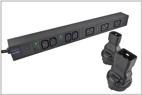 Premium Cord Adaptér IEC C20 male na SCHUKO CEE 7/3 female, napětí 230V, 16A