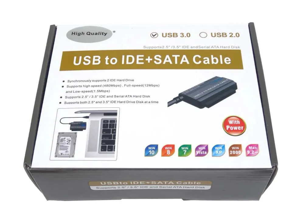 PremiumCord USB 3.0 - SATA + IDE adaptér s kabelem