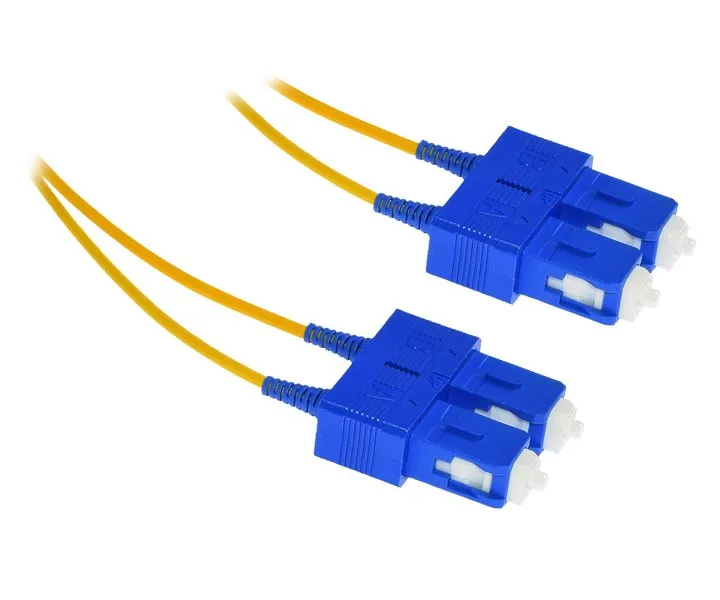 XtendLan FO patch SC-SC 1m 9/125, duplex, ultraflexibilní G.657.A1, LS0H, průměr 2mm, krátký vývod