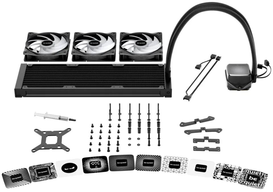 Be quiet! Pure Loop 3 LX vodní chladič 360mm / 3x120mm ARGB / Intel 1851/1700/1200/1151/1150/1155 / AMD AM4 / AM5