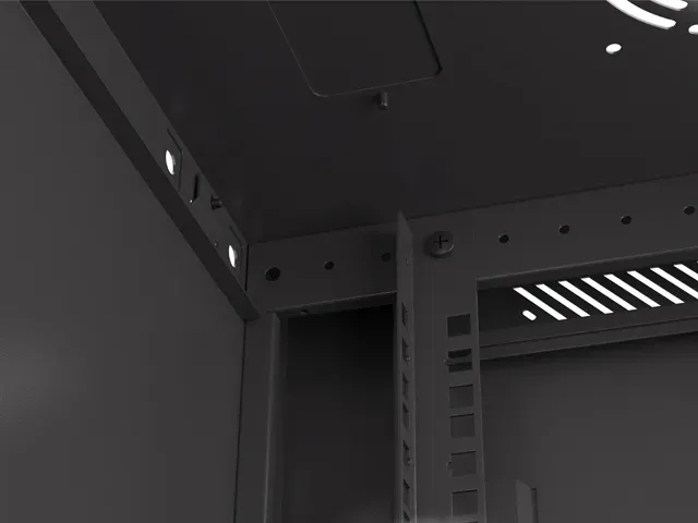 LANBERG RACKOVÁ SKŘÍŇ 19" NÁSTĚNNÁ 4U/600X450 S PERFOROVANÝMI DVEŘMI ČERNÁ (PLOCHÉ BALENÍ)