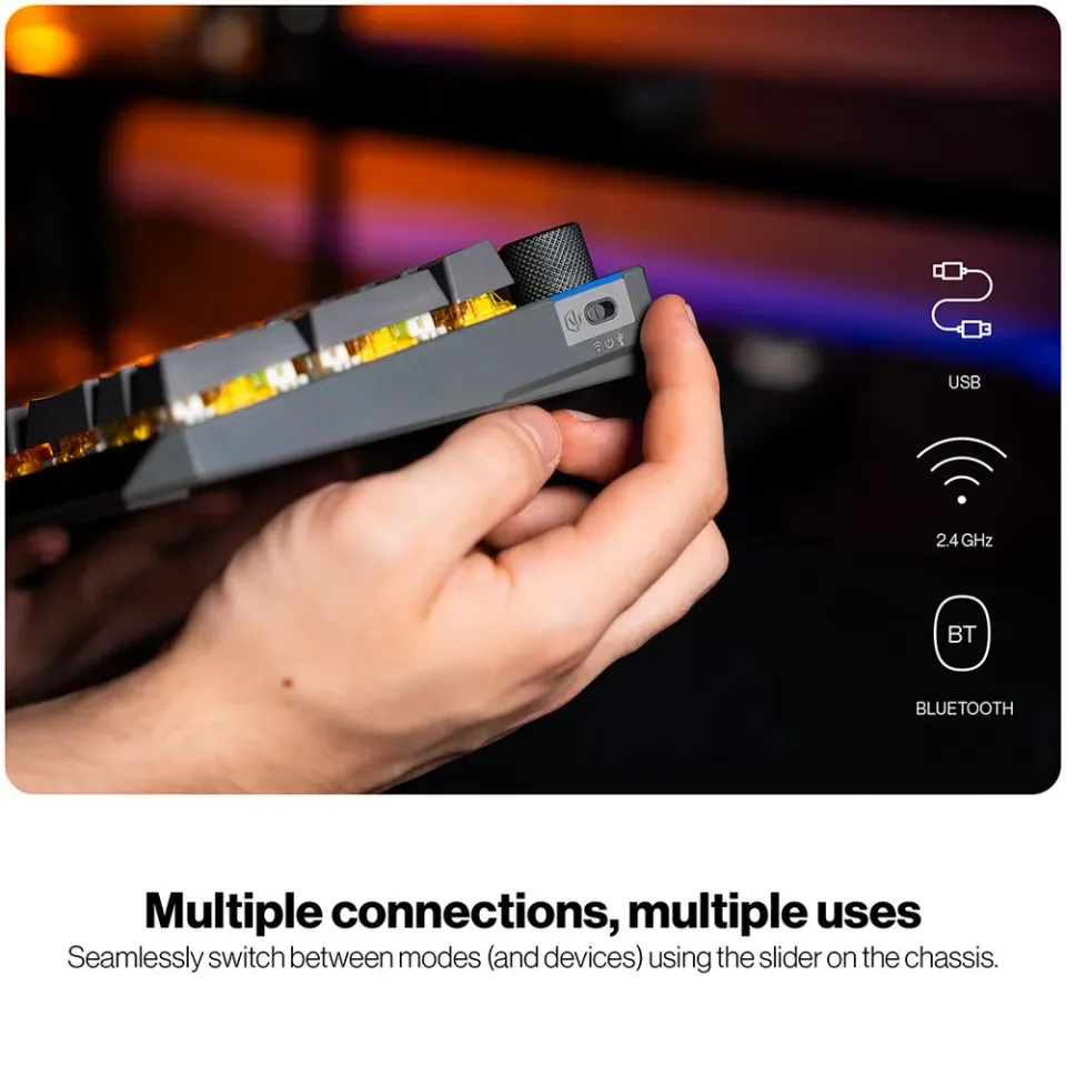 Endorfy Thock V2 Wireless US Klávesnice, herní, bezdrátová, mechanická, Endorfy