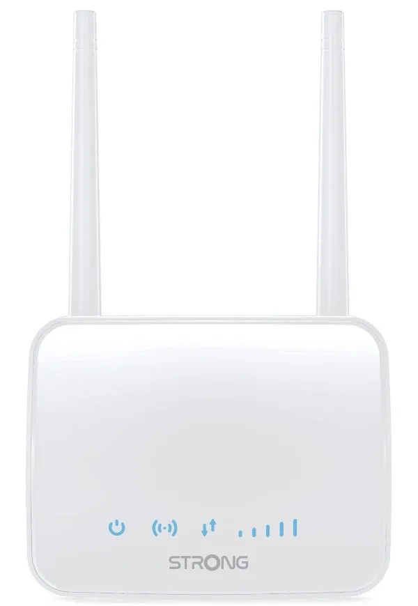 STRONG 4G LTE router 350M/ Wi-Fi standard 802.11 b/g/n/ 300 Mbit/s/ 2,4GHz/ 1x LAN/ 1x SIM slot/ 2 odnímateln...