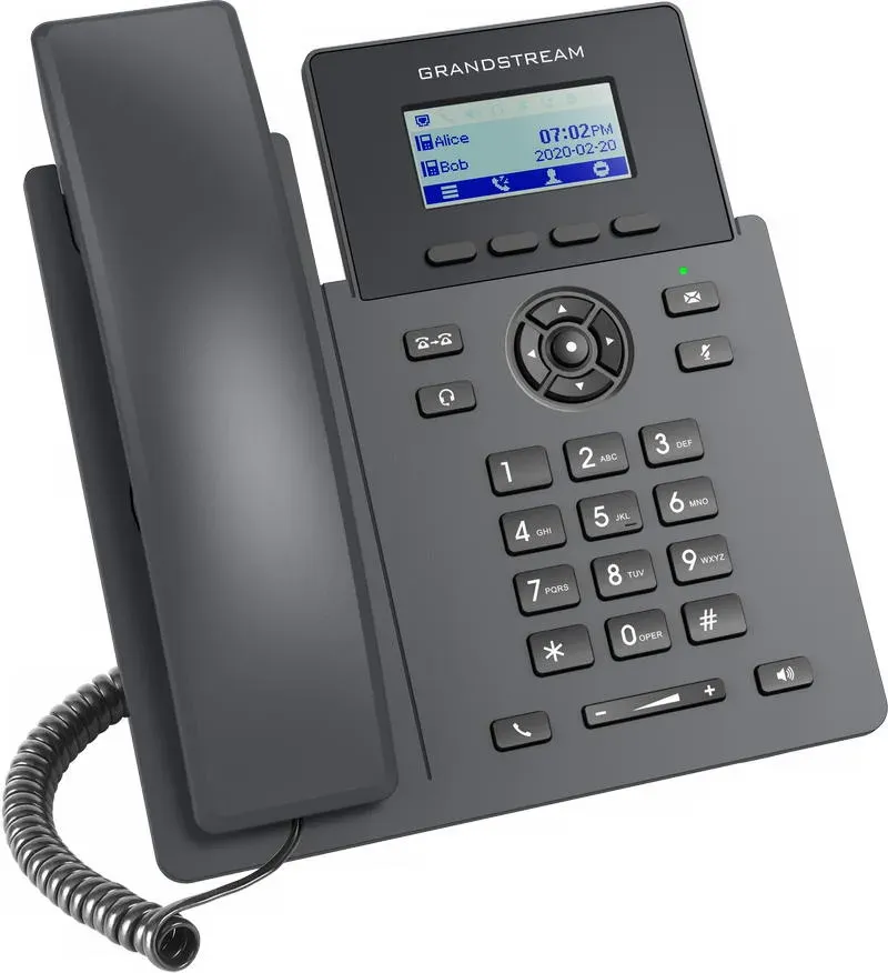 Grandstream GRP2601 SIP telefon, 2,21" LCD displej, 2 SIP účty, 2x100Mbit port