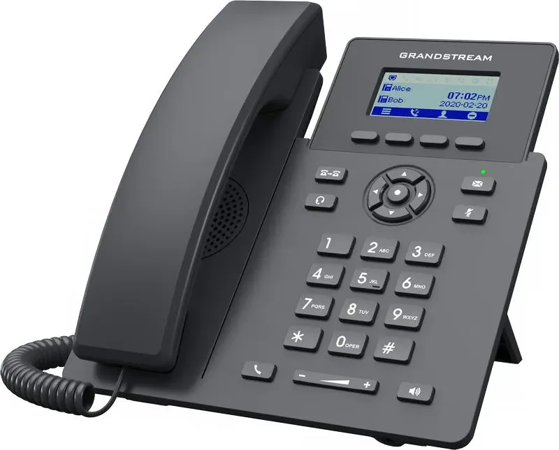 Grandstream GRP2601 SIP telefon, 2,21" LCD displej, 2 SIP účty, 2x100Mbit port