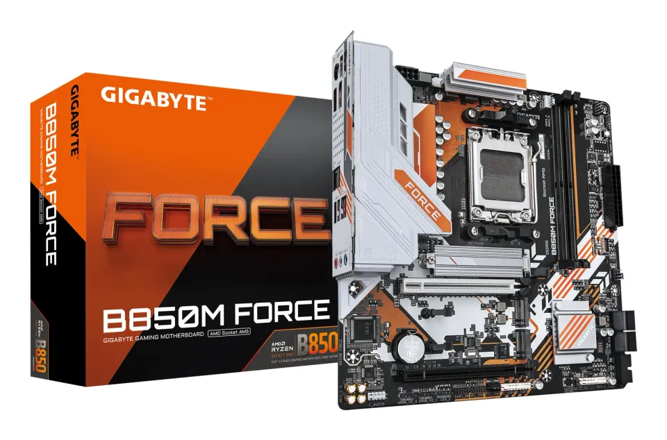 GIGABYTE MB Sc AM5 B850M FORCE, AMD B850, 2xDDR5, 1xDP, 1xHDMI, mATX