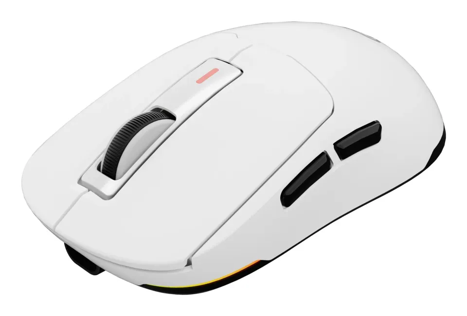 Genesis herní myš ZIRCON 660/Herní/Optická/12 000 DPI/Drátové/Bezdrátové/Bílá
