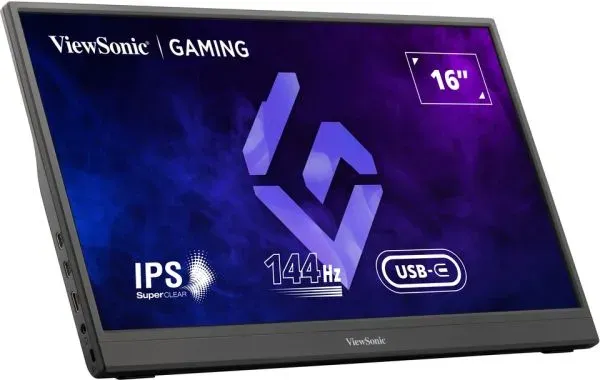 Viewsonic VX1654 16" přenosný herní IPS/1920x1080@144Hz/4,67ms/250cd/miniHDMI/2x