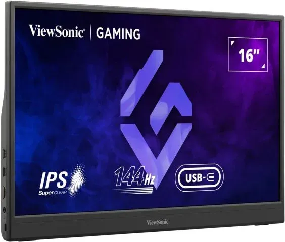 Viewsonic VX1654 16" přenosný herní IPS/1920x1080@144Hz/4,67ms/250cd/miniHDMI/2x