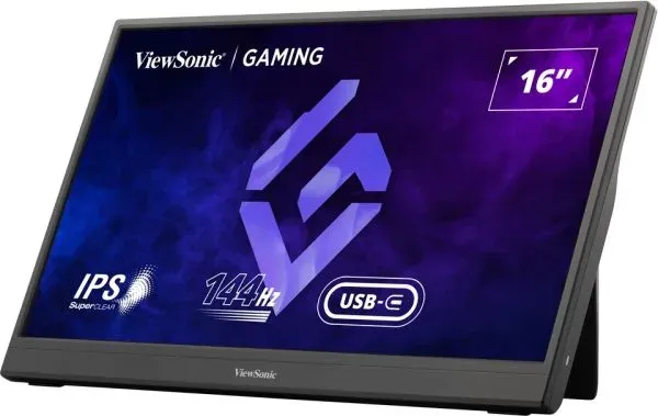 Viewsonic VX1654 16" přenosný herní IPS/1920x1080@144Hz/4,67ms/250cd/miniHDMI/2x