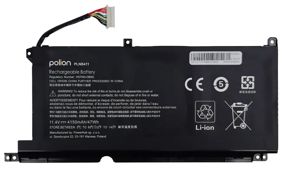 TRX Baterie Polion PG03XL pro notebooky HP Spectre X360 15-AP - 4150mAh /neoriginální