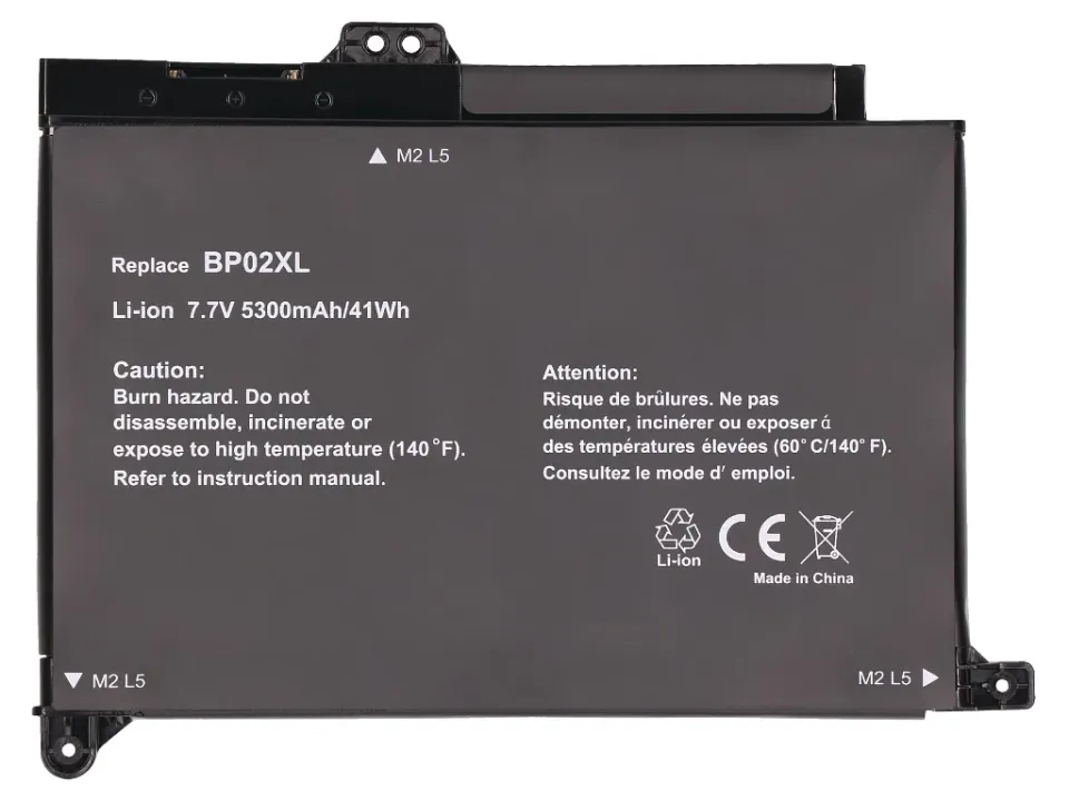 2-Power baterie pro HP ( BP02XL alternative ) Main Battery Pack 7.7V 5360mAh