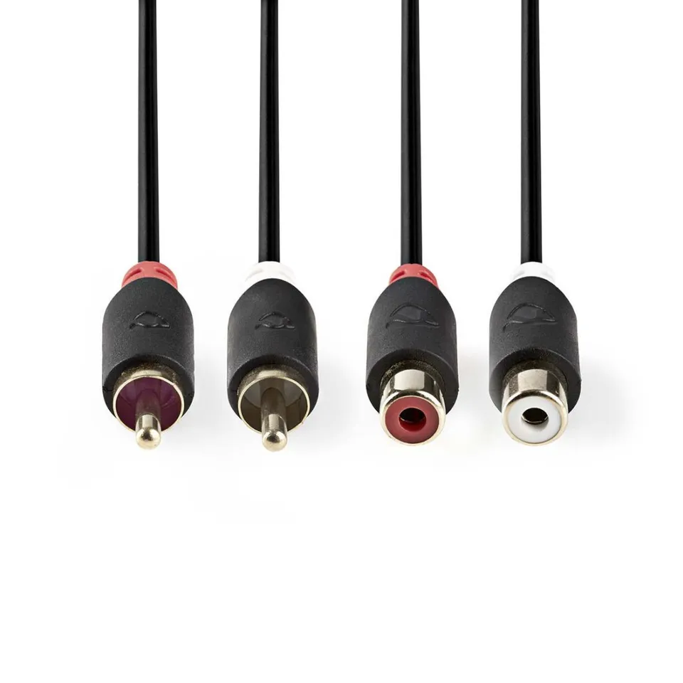Nedis CABW24205AT20 - Stereofonní Audio Kabel | 2x RCA Zástrčka - 2x RCA Zásuvka