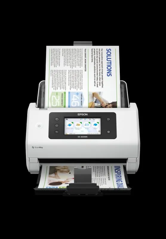 EPSON skener WorkForce DS-800WN - A4/50 str./min/600x600dpi/USB3.0/DADF/LAN/Wi-F